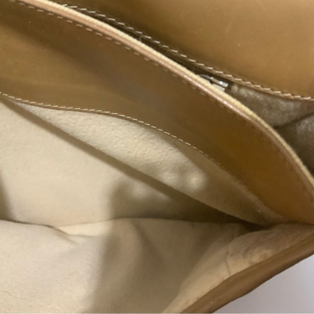 Gucci vintage Shoulder Bag Beige 001 105 5530 Leather PVC  Flap Magnet - Picture 9 of 16